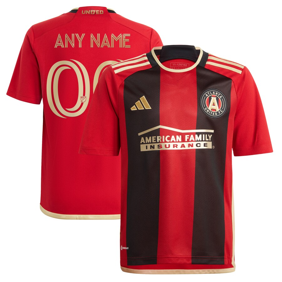 Youth Atlanta United FC adidas Black 2023 The 17s' Kit Replica Custom Jersey