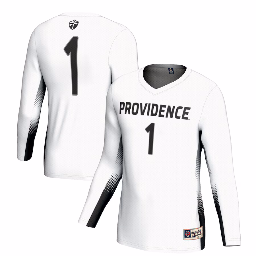 Unisex GameDay Greats #1 White Providence Friars Lightweight Volleyball Jersey