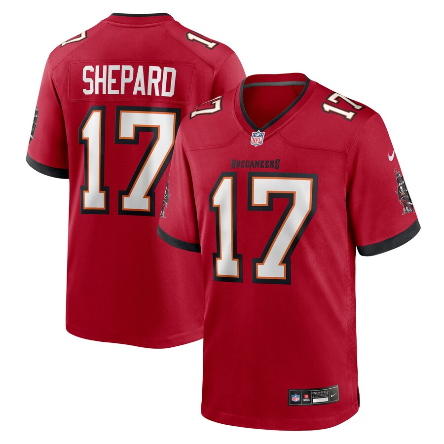 Men's Tampa Bay Buccaneers Sterling Shepard Nike Red Team Game Jersey