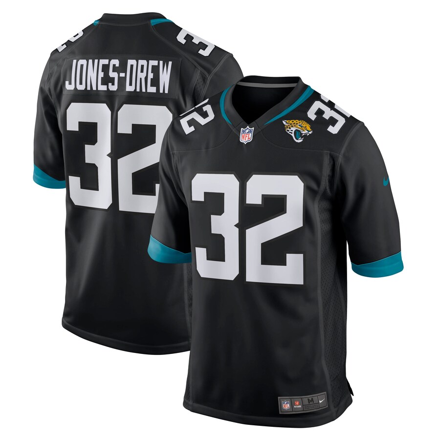 Men's Jacksonville Jaguars Maurice Jones-Drew Nike Black Retired Player Alternate Game Jersey