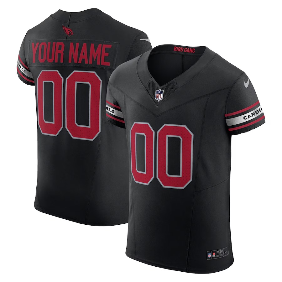 Men's Arizona Cardinals Nike Black  Vapor F.U.S.E. Elite Custom Jersey