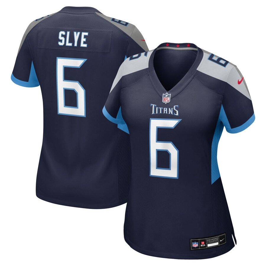 Women's Tennessee Titans Joey Slye Nike Navy Team Game Jersey