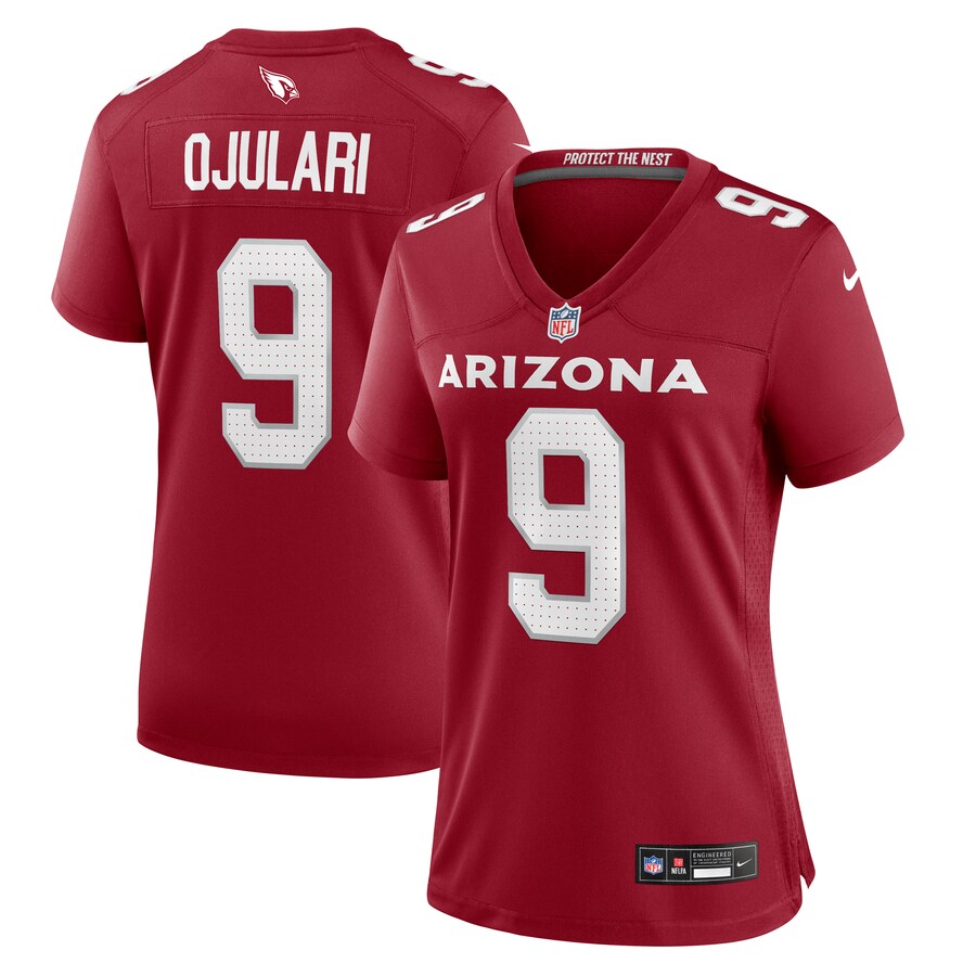 Women's Arizona Cardinals BJ Ojulari Nike Cardinal Team Game Jersey