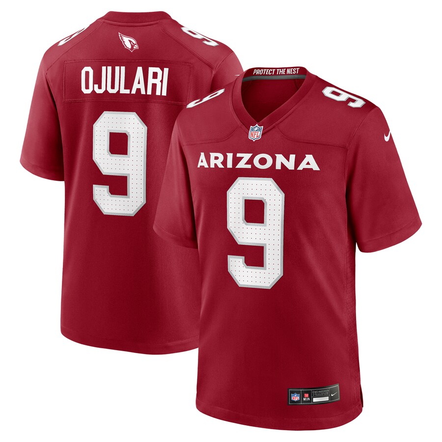 Men's Arizona Cardinals BJ Ojulari Nike Cardinal Team Game Jersey
