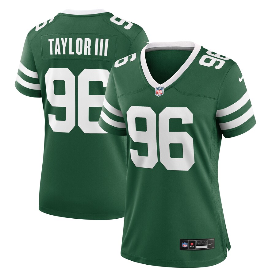 Women's New York Jets Leonard Taylor III Nike Legacy Green Team Game Jersey