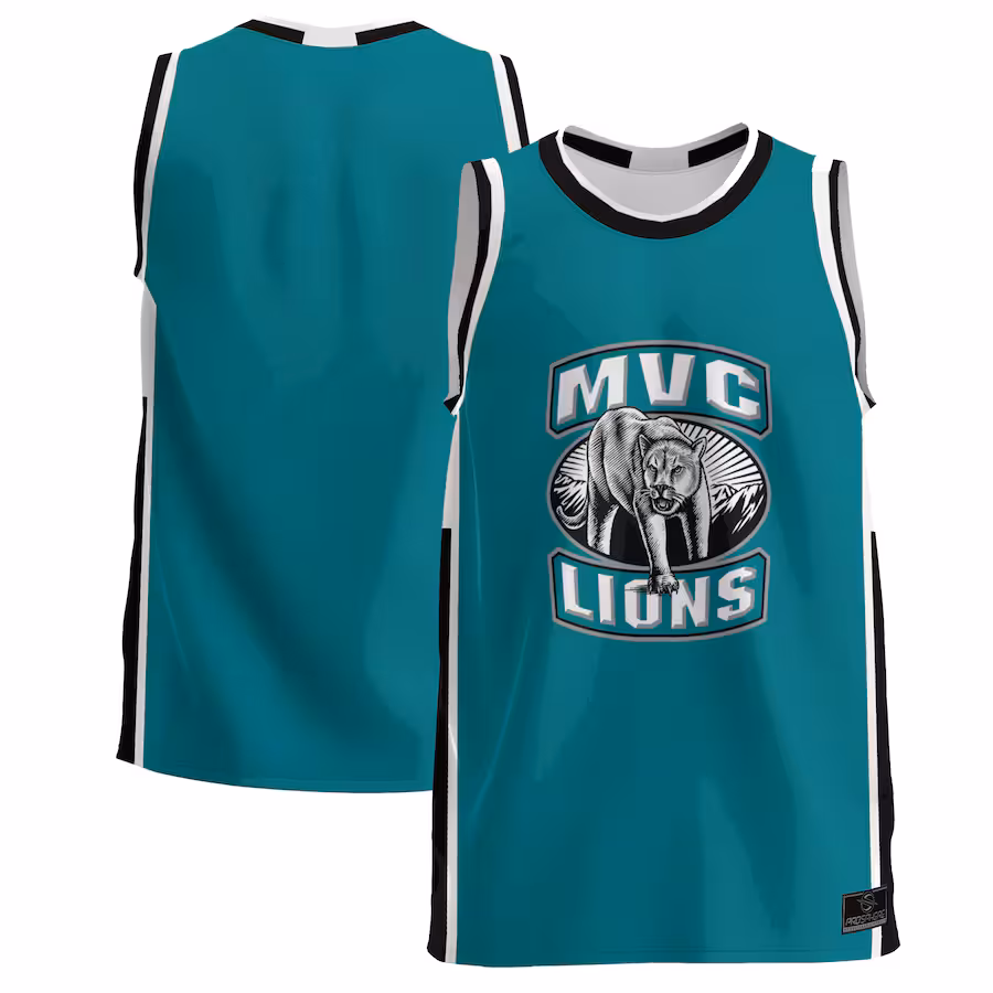 Men's ProSphere Blue MVC Mountain Lions  Basketball Jersey
