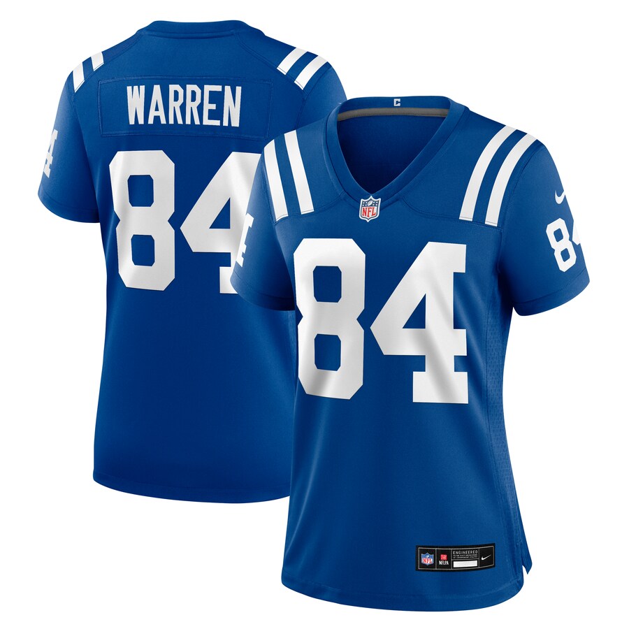Women's Indianapolis Colts Tyler Warren Nike Royal Game Jersey