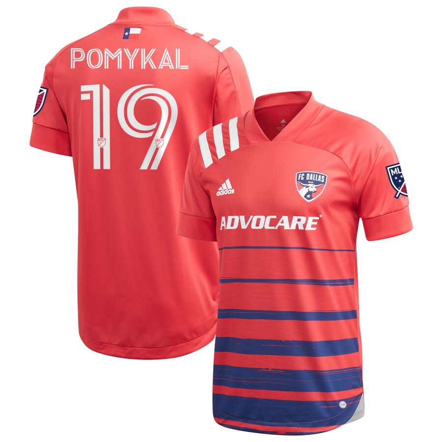 Men's FC Dallas Paxton Pomykal adidas Red 2020 Legacy EQT Authentic Jersey