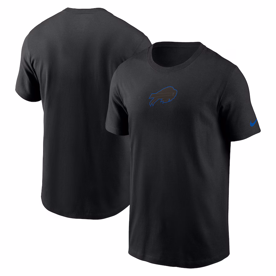 Men's Dallas Cowboys Black Midnight Mascot Logo T-Shirt