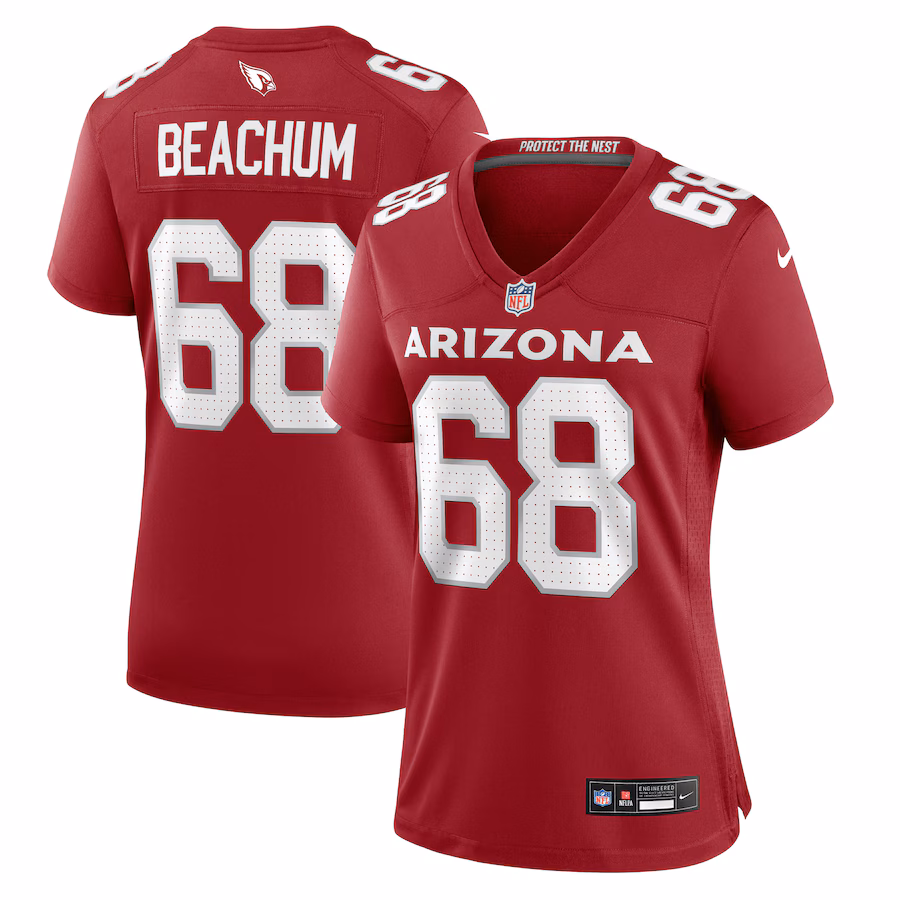Women's Arizona Cardinals Kelvin Beachum Nike Cardinal Game Jersey