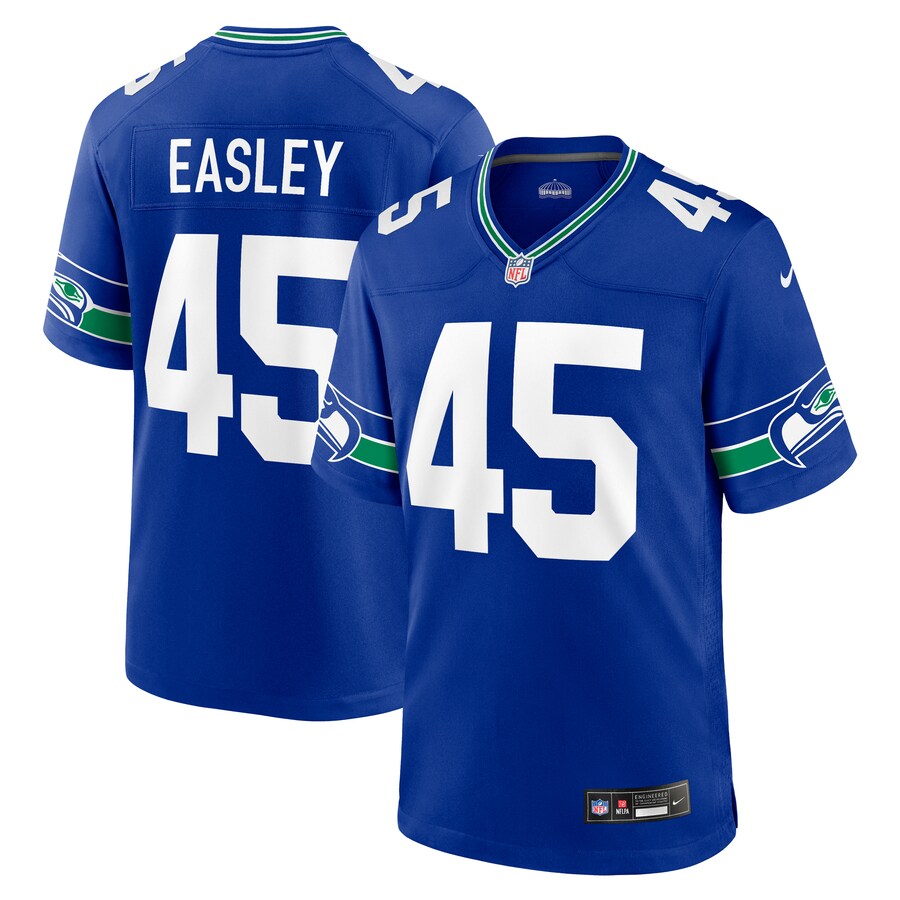 Men's Seattle Seahawks Kenny Easley Nike Royal Retired Player Alternate Game Jersey
