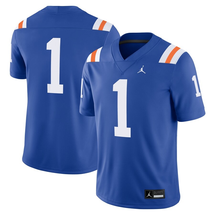 Men's Jordan Brand  Royal Florida Gators Alternate Game Jersey