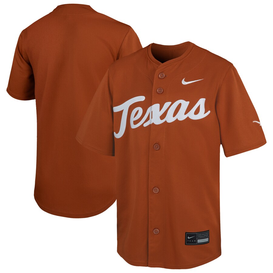 Youth Nike Texas Orange Texas Longhorns Limited Baseball Jersey