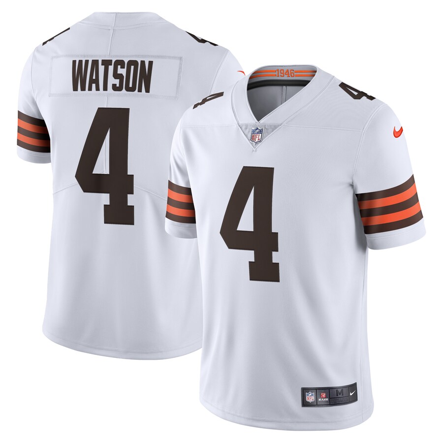 Men's Cleveland Browns Deshaun Watson Nike White 2020 Vapor Limited Jersey
