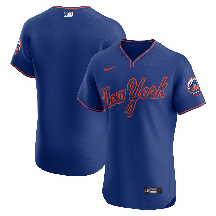 Men's New York Mets Nike Royal Alternate 2 Elite Jersey