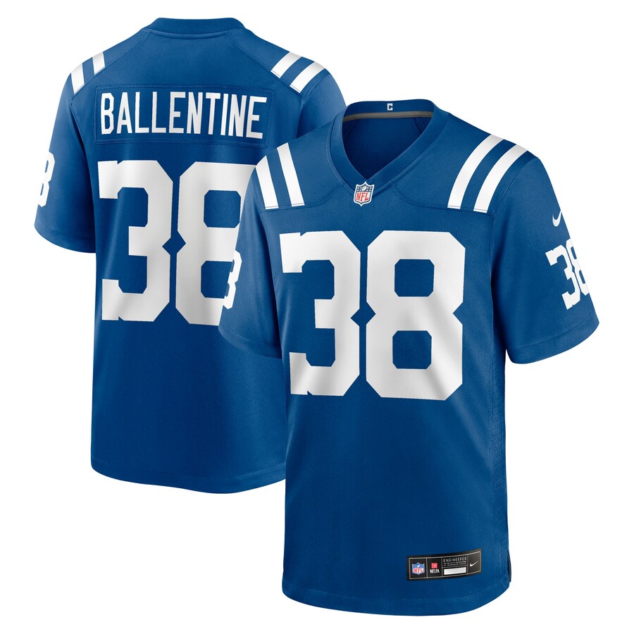 Men's Indianapolis Colts Corey Ballentine Nike Royal Team Game Jersey
