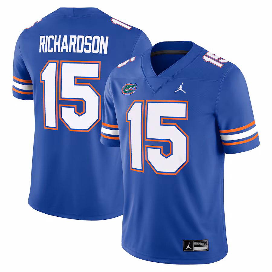 Men's Jordan Brand Anthony Richardson Royal Florida Gators Alumni Player Game Jersey