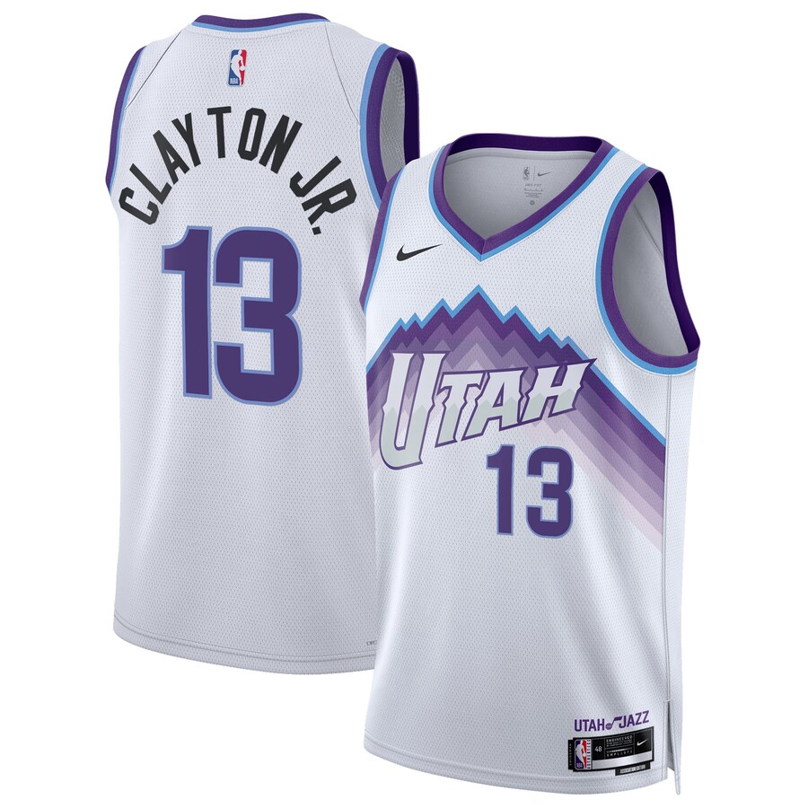Unisex Utah Jazz Walter Clayton Jr. Nike White Swingman Jersey - Association Edition