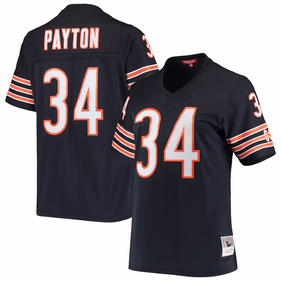 Women's Chicago Bears Walter Payton Mitchell & Ness Navy 1985 Legacy Replica Jersey