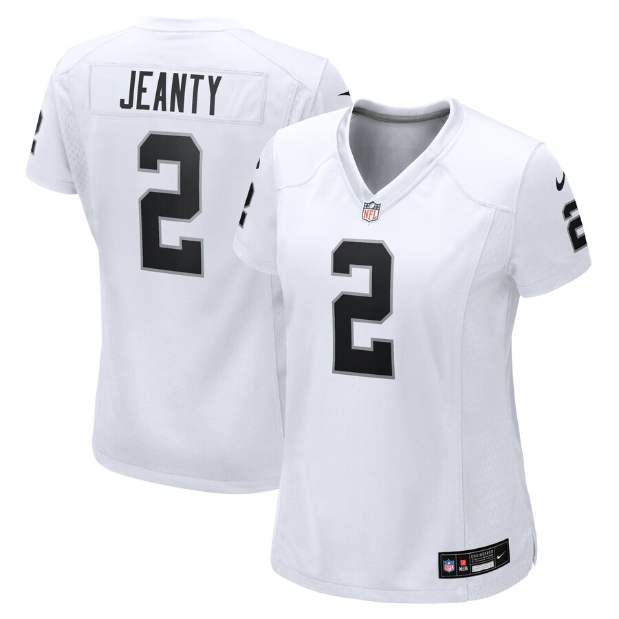 Women's Las Vegas Raiders Ashton Jeanty Nike White Game Jersey