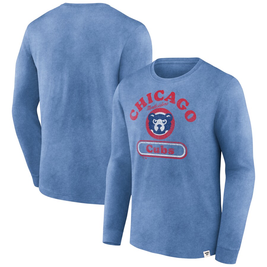 Men's Chicago Cubs Fanatics Royal Circus Catch Long Sleeve T-Shirt