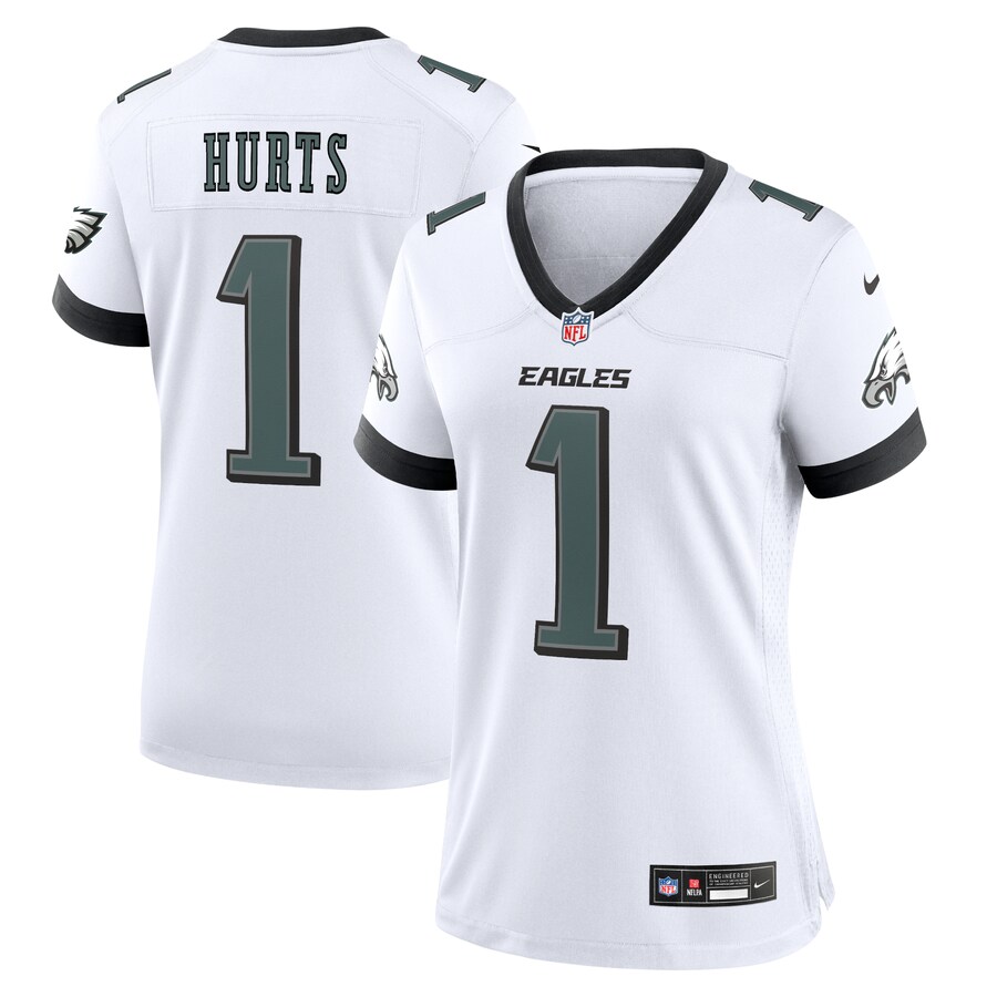 Men's Philadelphia Eagles Jalen Hurts Nike White Game Jersey