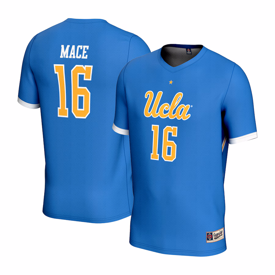 Unisex GameDay Greats Hailie Mace Blue UCLA Bruins Women's Soccer Fashion Jersey