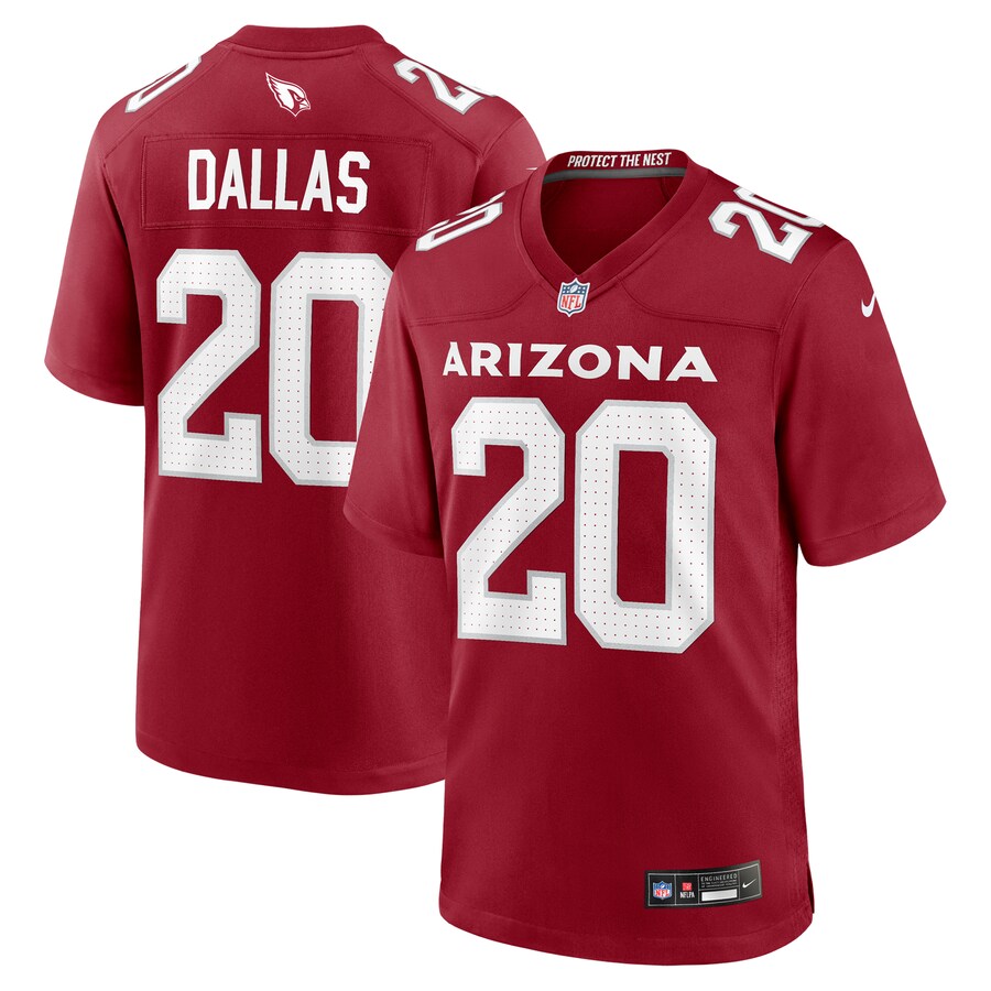 Men's Arizona Cardinals DeeJay Dallas Nike Cardinal Team Game Jersey