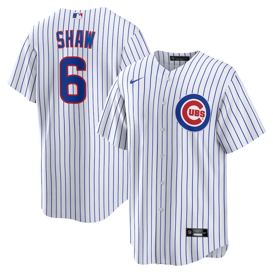 Men's Chicago Cubs Matt Shaw Nike White Home Replica Jersey