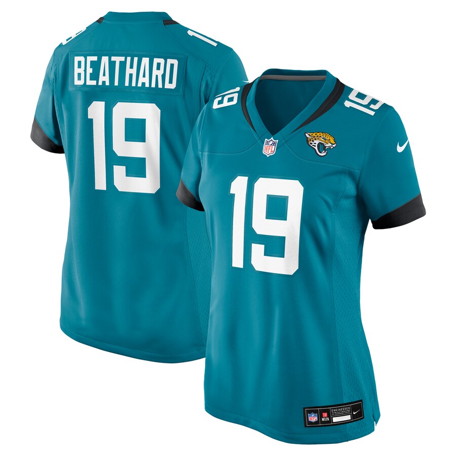 Women's Jacksonville Jaguars C.J. Beathard Nike Teal Team Game Jersey