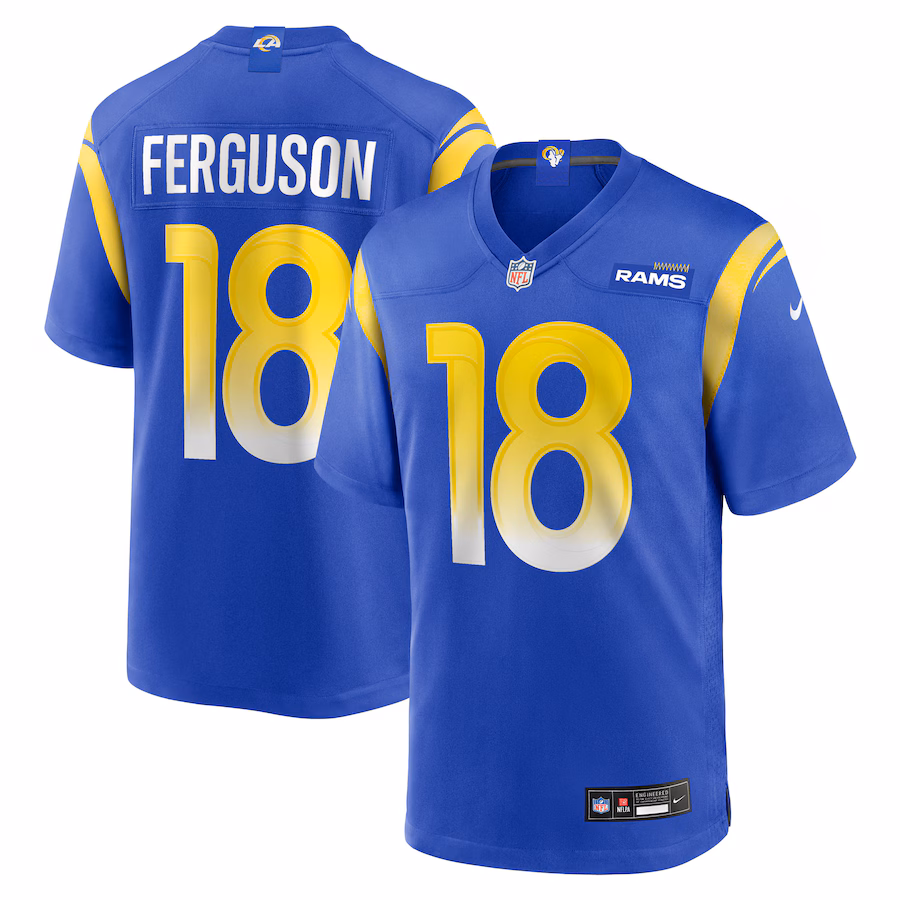 Men's Los Angeles Rams Terrance Ferguson Nike Royal Team Game Jersey