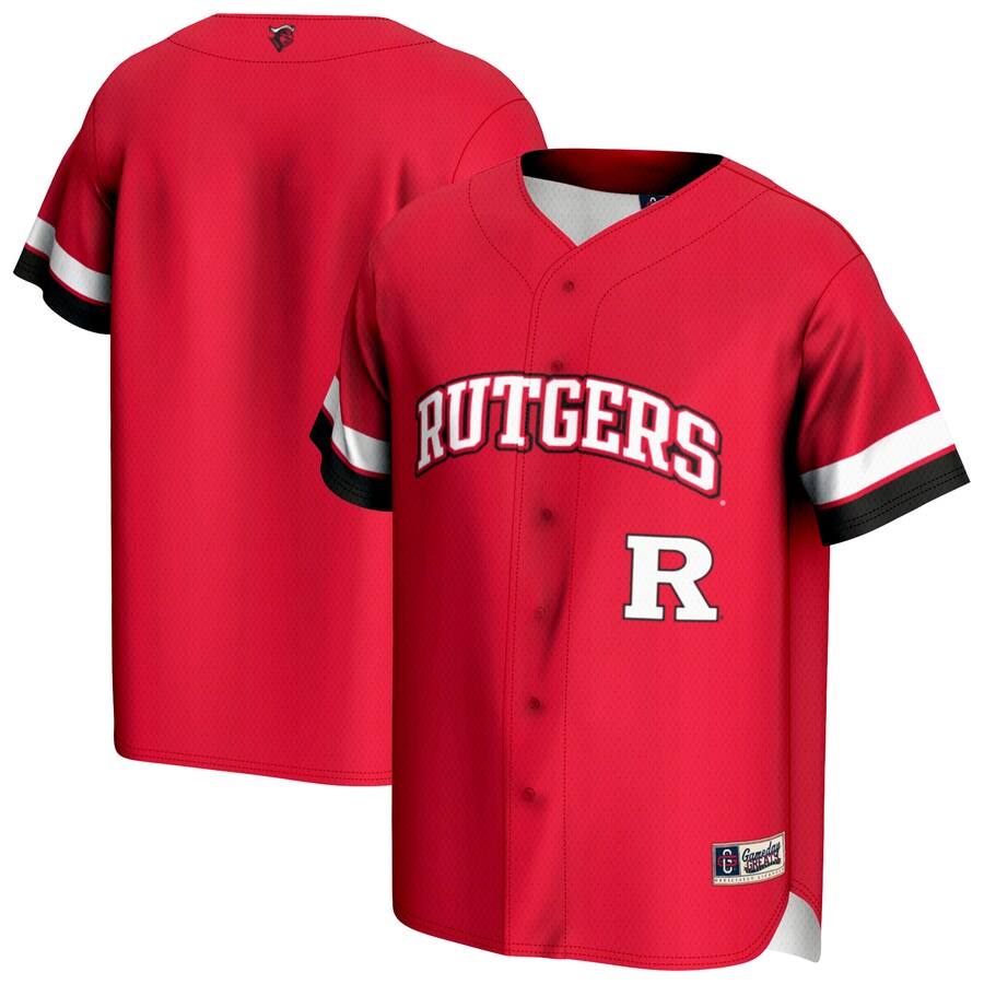 Men's GameDay Greats Scarlet Rutgers Scarlet Knights Baseball Jersey