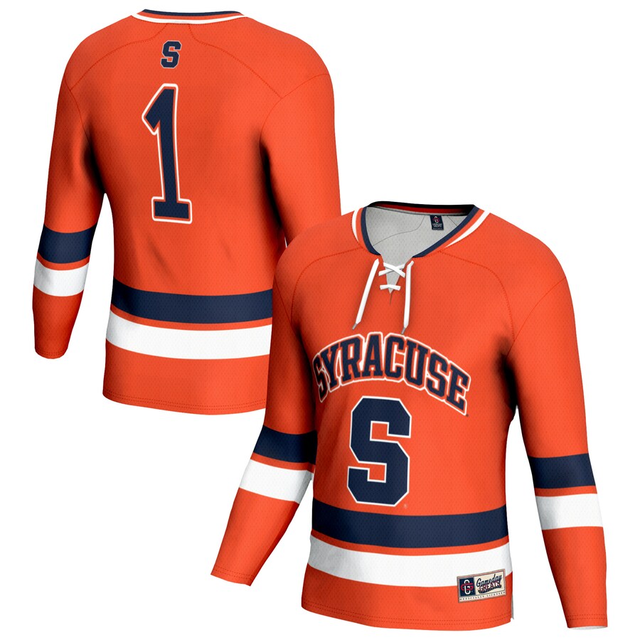 Youth  Orange Syracuse Orange Lightweight Women's Hockey Team Fashion Jersey