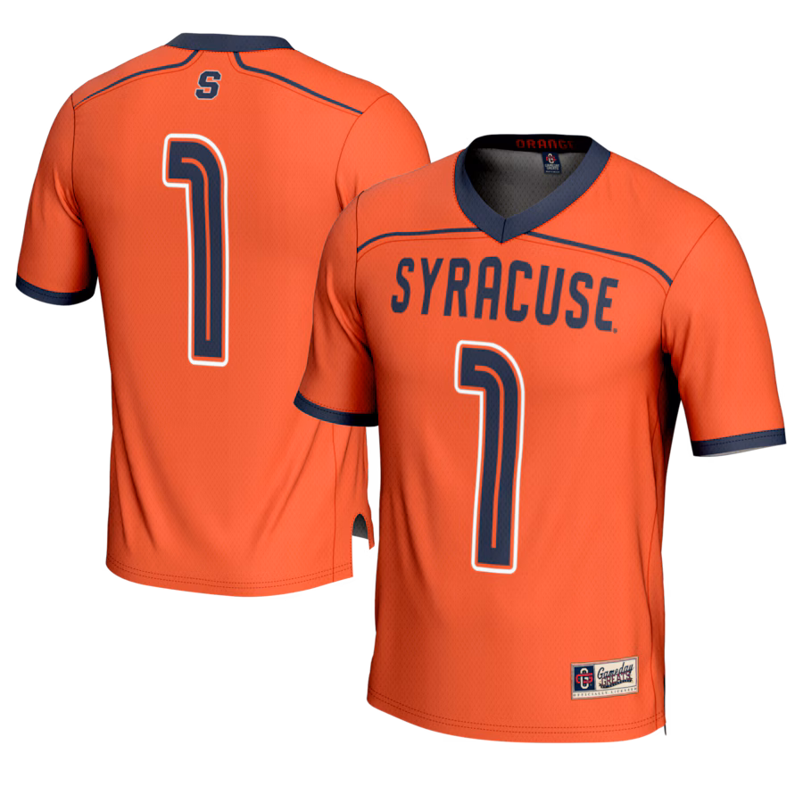#1 Syracuse Orange GameDay Greats Youth Lightweight Lacrosse Fashion Jersey - Orange