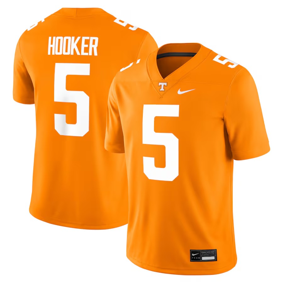 Men's Nike Hendon Hooker Tennessee Orange Tennessee Volunteers Player Game Jersey