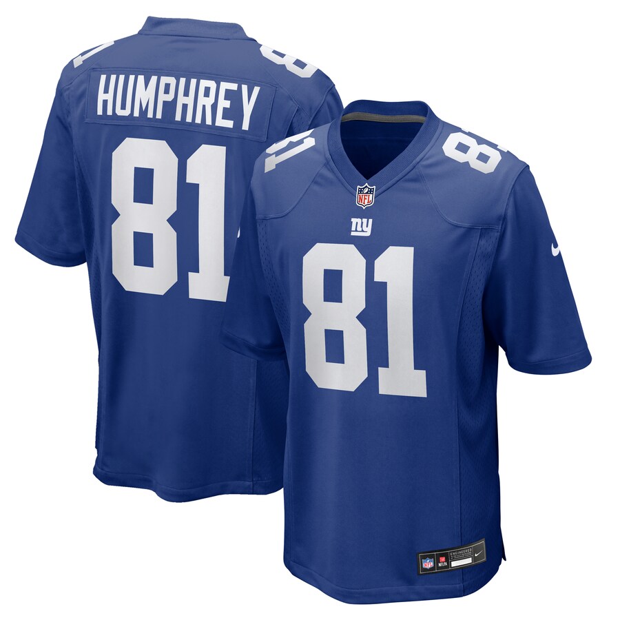 Men's New York Giants Lil'Jordan Humphrey Nike Royal Team Game Jersey