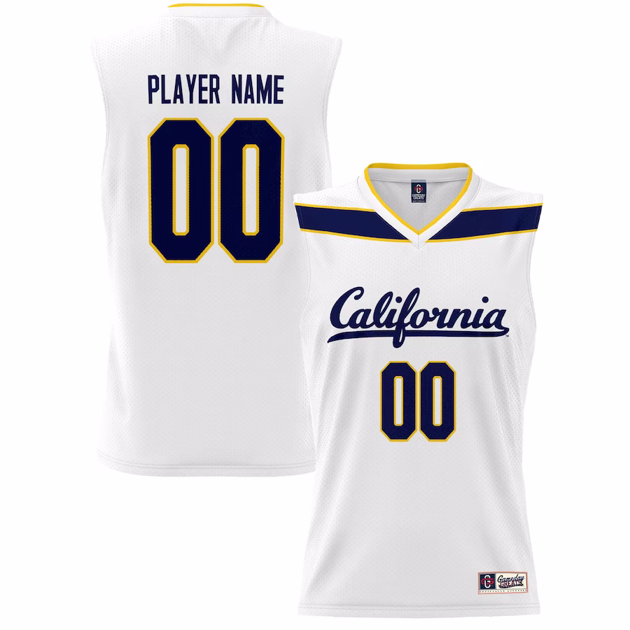 Cal Bears GameDay Greats Unisex NIL Pick-A-Player Lightweight Basketball Jersey - White