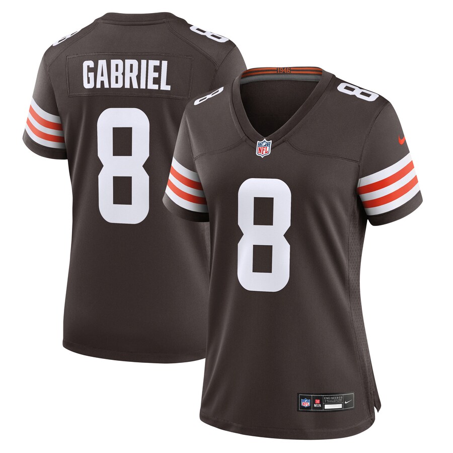 Women's Cleveland Browns Dillon Gabriel Nike Brown Team Game Jersey