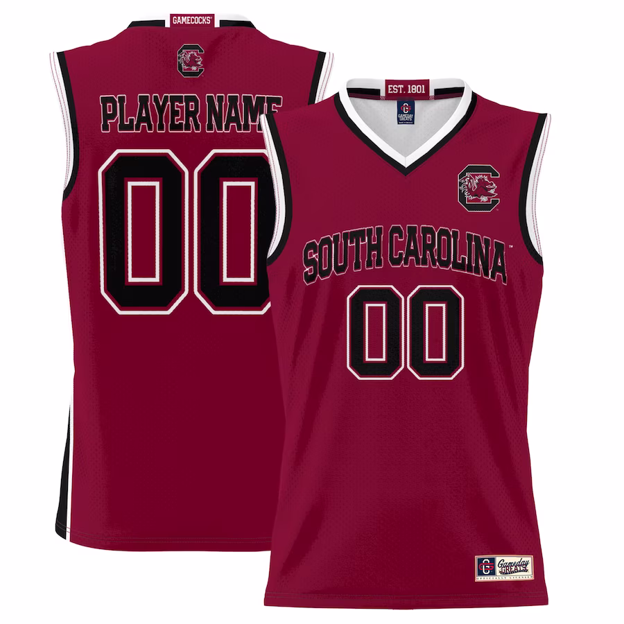 South Carolina Gamecocks GameDay Greats Unisex  Lightweight NIL Pick-A-Player Basketball Jersey - Garnet