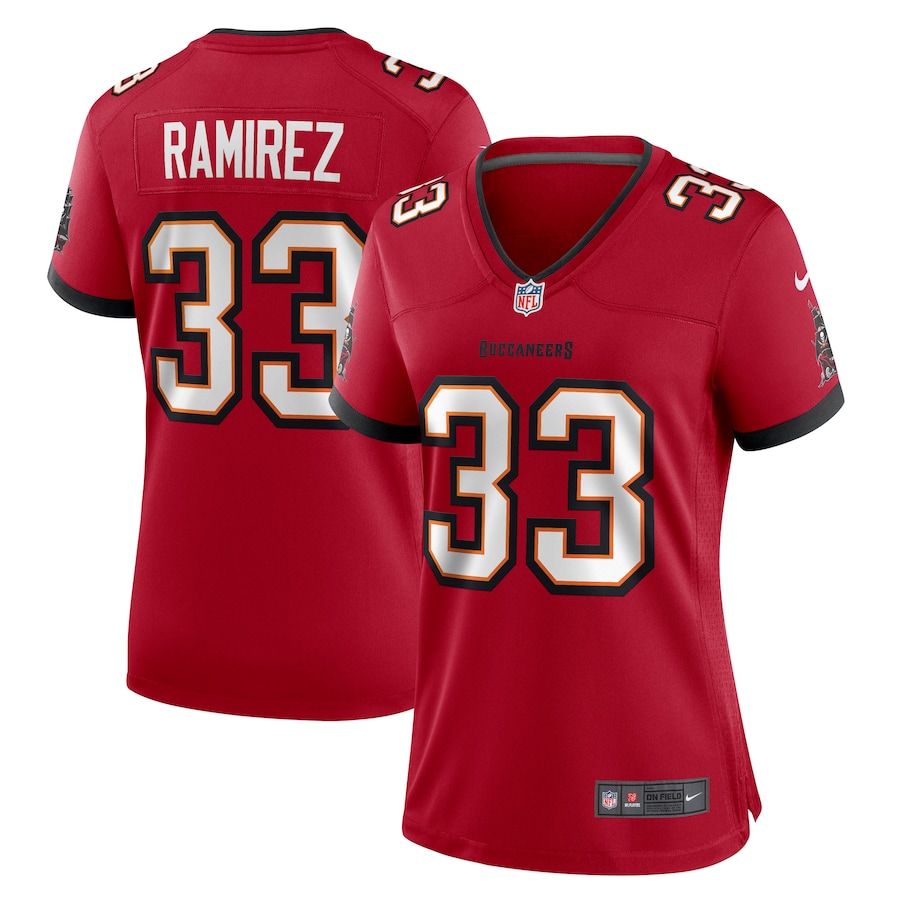 Women's Tampa Bay Buccaneers José Ramírez Nike Red Team Game Jersey