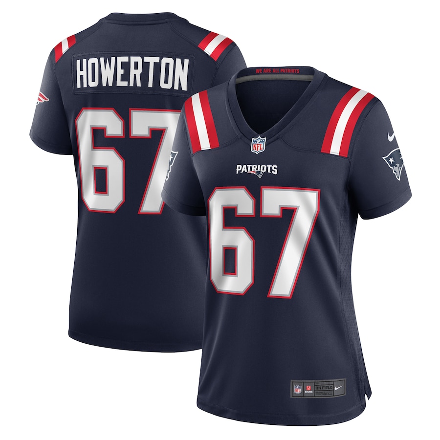 Women's New England Patriots Hayden Howerton Nike Navy Home Game Player Jersey
