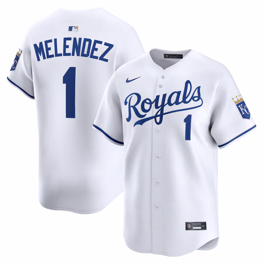 Men's Kansas City Royals MJ Melendez Nike White Alternate Limited Player Jersey