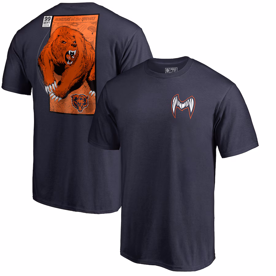 Men's Detroit Lions Fanatics Black Motor City T-Shirt
