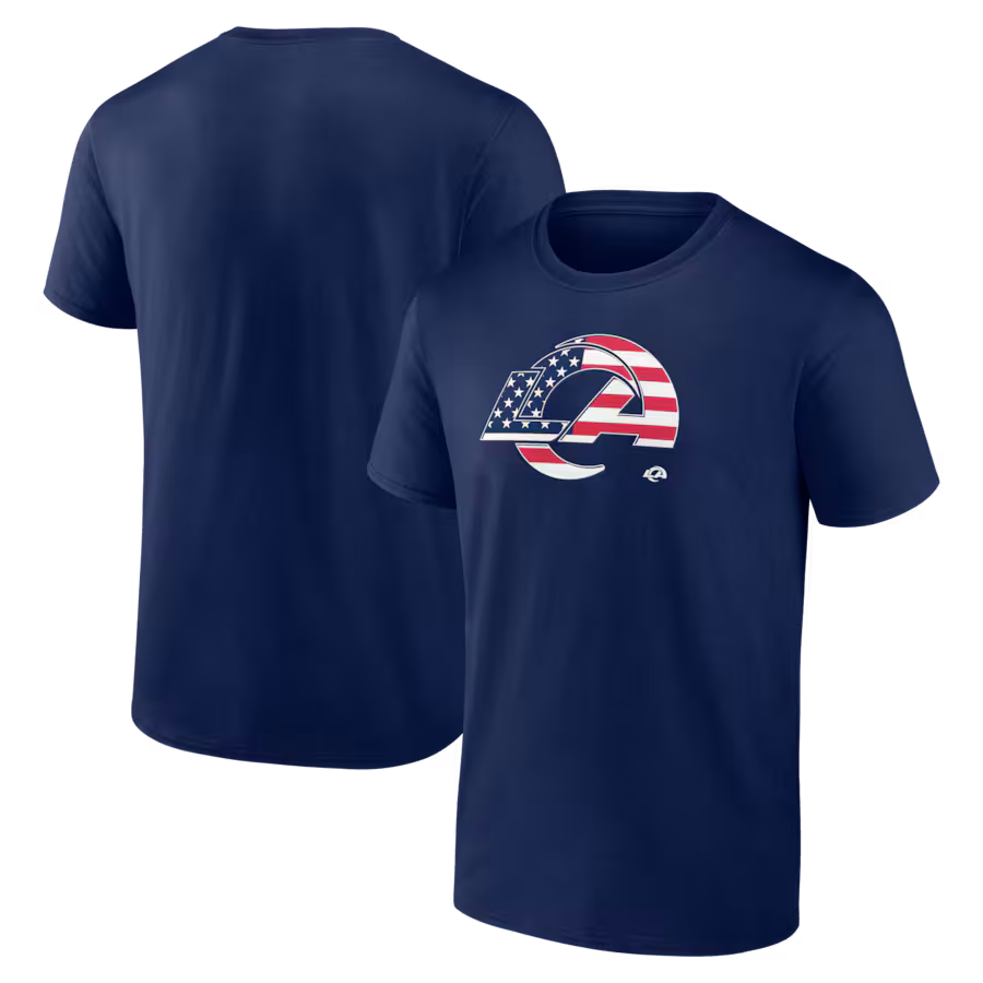 Men's Baltimore Ravens White Logo Team Lockup T-Shirt