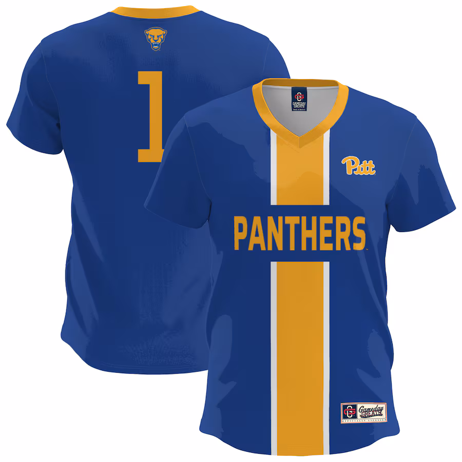 Men's GameDay Greats  Royal Pitt Panthers Lightweight Soccer Fashion Jersey