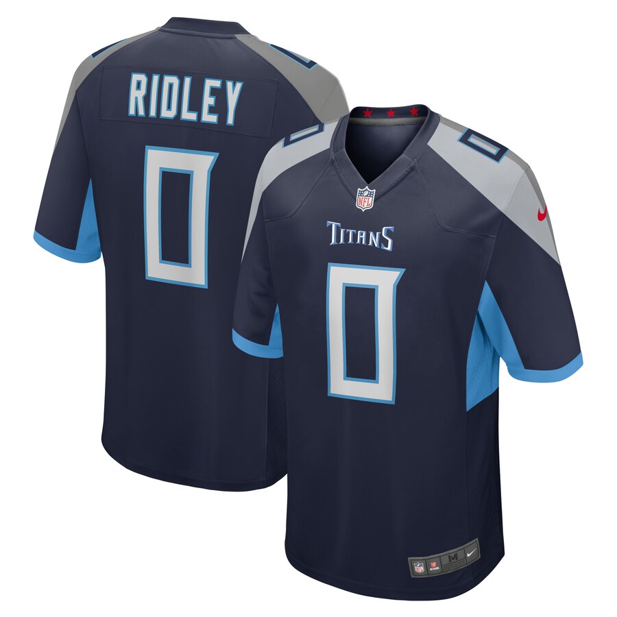 Men's Tennessee Titans Calvin Ridley Nike Navy Game Jersey