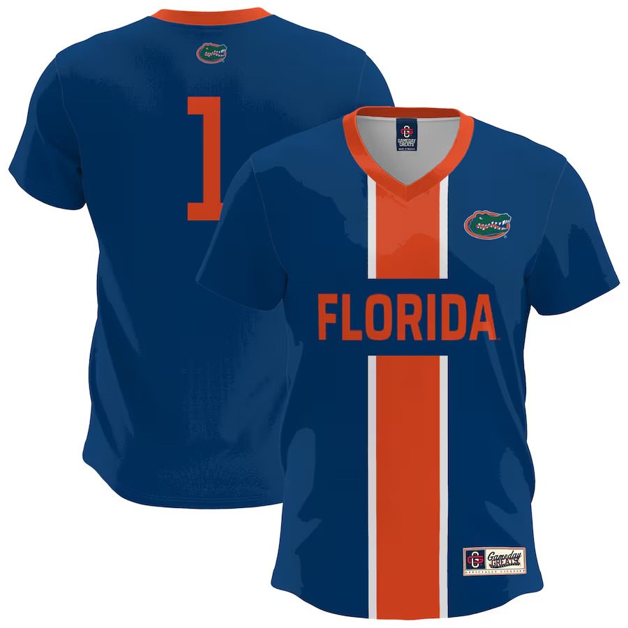 Youth GameDay Greats  Royal Florida Gators Lightweight Soccer Fashion Jersey