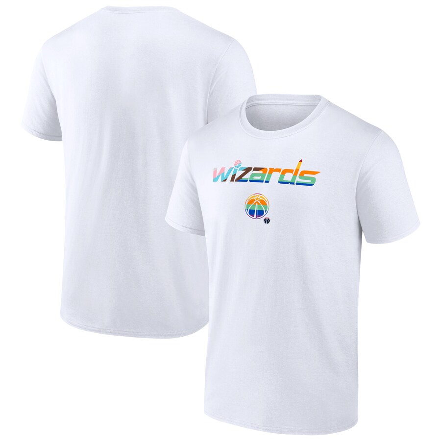 Men's Washington Wizards White Pride T-Shirt