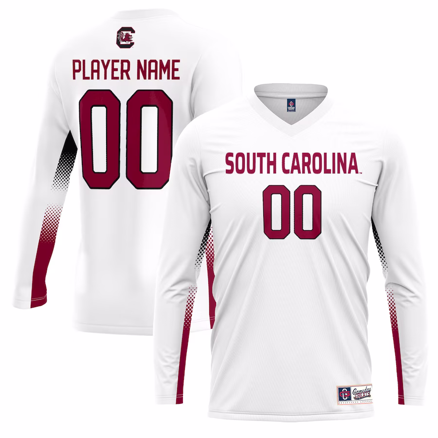 South Carolina Gamecocks GameDay Greats Unisex NIL Lightweight Volleyball Jersey - White