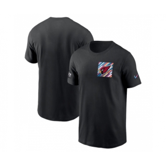 Men's Arizona Cardinals Black 2023 Crucial Catch Sideline Tri-Blend T-Shirt